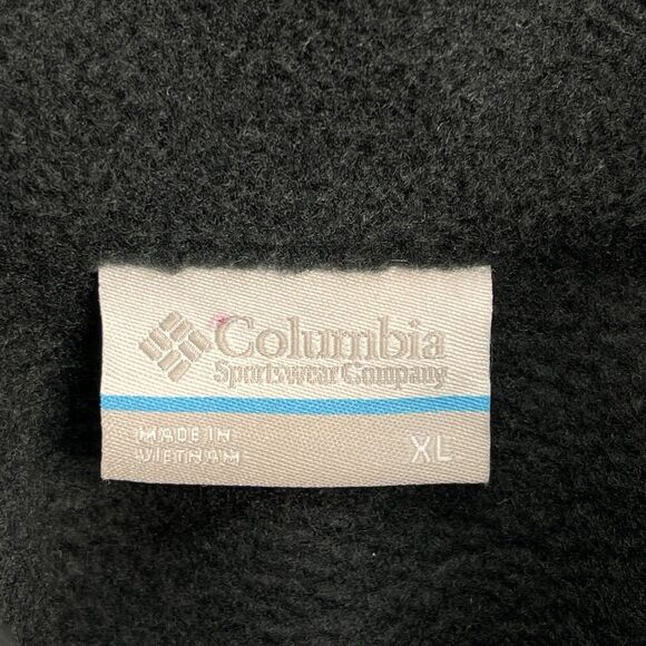 Columbia Fleece Jacket Womens XL Full Zip Toggle Drawstring Mock Neck Pockets - Picture 4 of 8